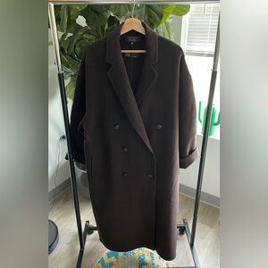 Rag & Bone Rich Brown Wool Coat
